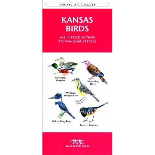 Waterford Press Waterford Press WFP1583550472 Kansas Birds Book: An Introduction to Familiar Species (State Nature Guides) WFP1583550472